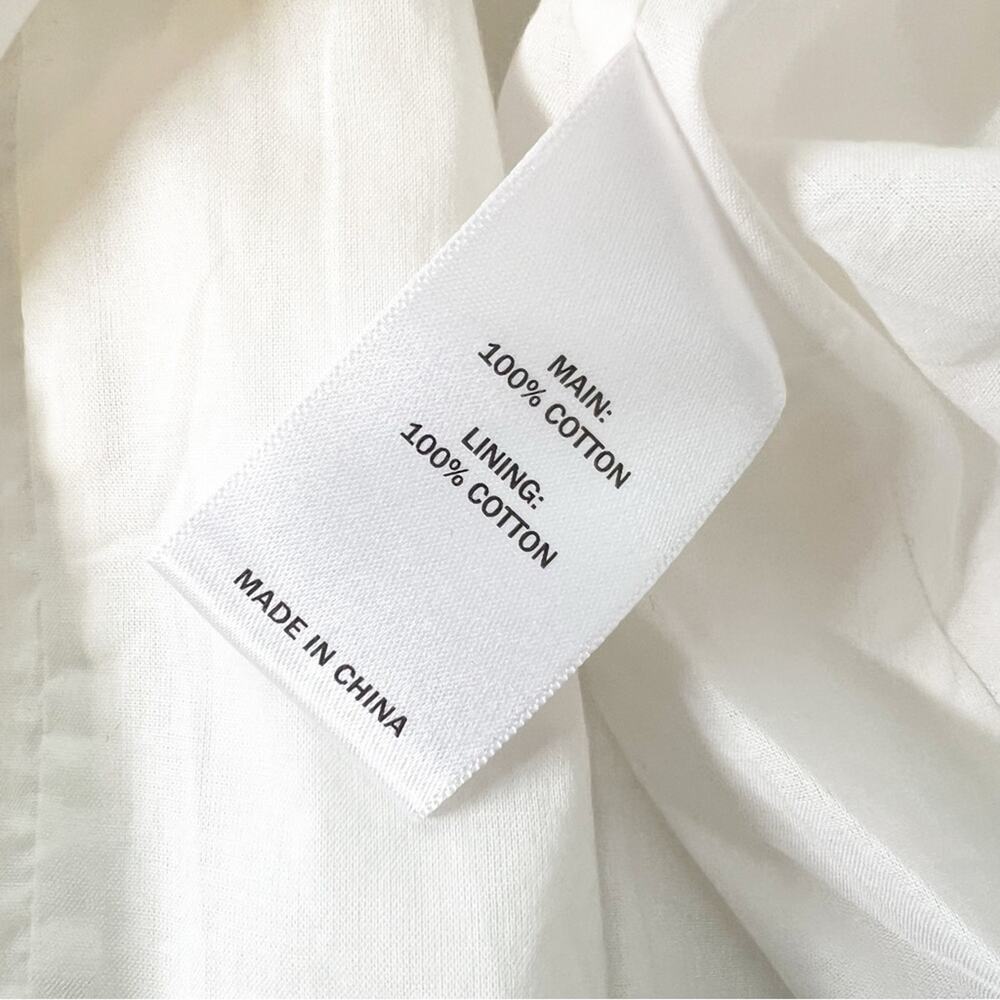 Aje Fallingwater Gathered Mini Dress Ivory Size 4 NWT - Picture 12 of 14